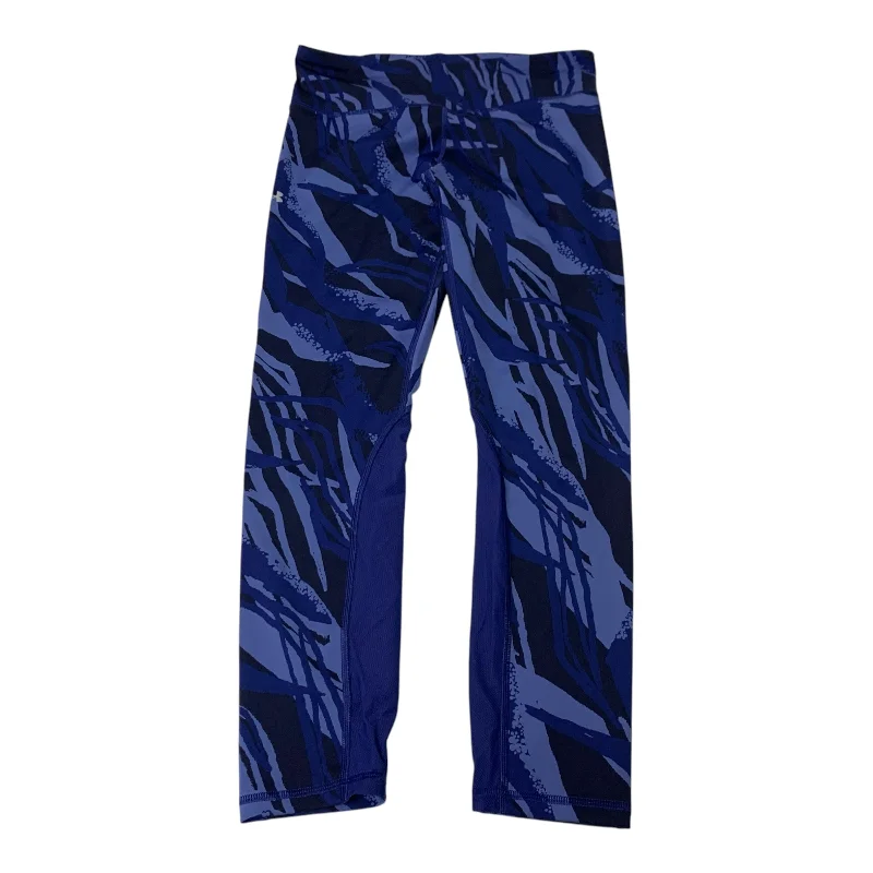 Athletic Leggings By Under Armour In Blue, Size: M Streetwear Style