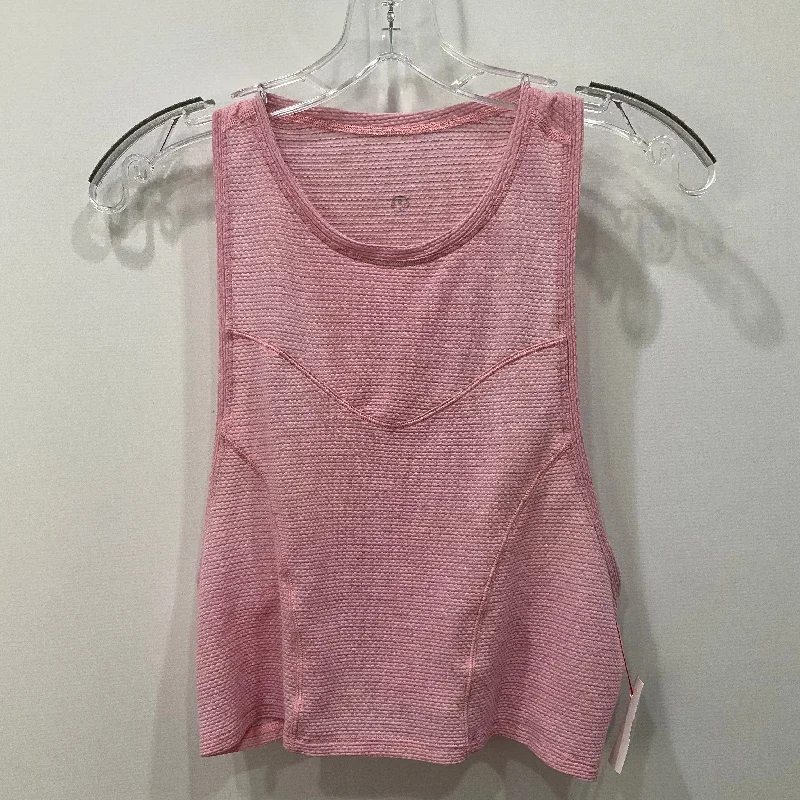 Athletic Tank Top By Lululemon In Pink, Size: 4 British Gentleman Style