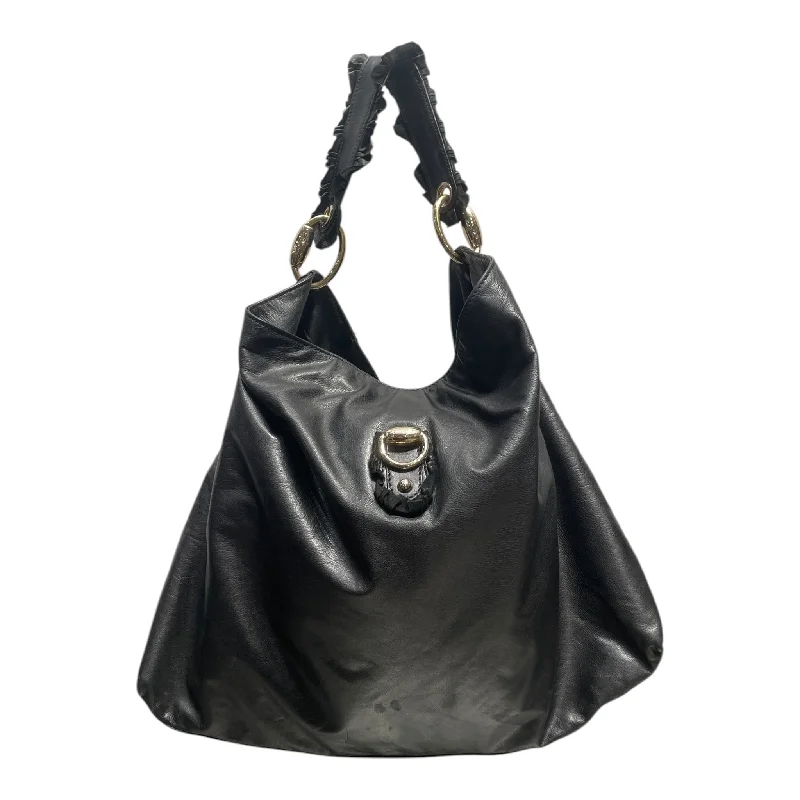 GUCCI/Bag/Leather/BLK/GUCCI SABRINO HOBO BAG Athletic Men's High