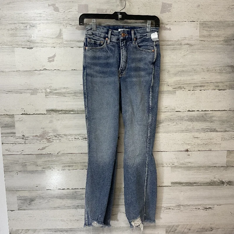 Jeans Straight By Good American  Size: 4 Refined Men's Hand