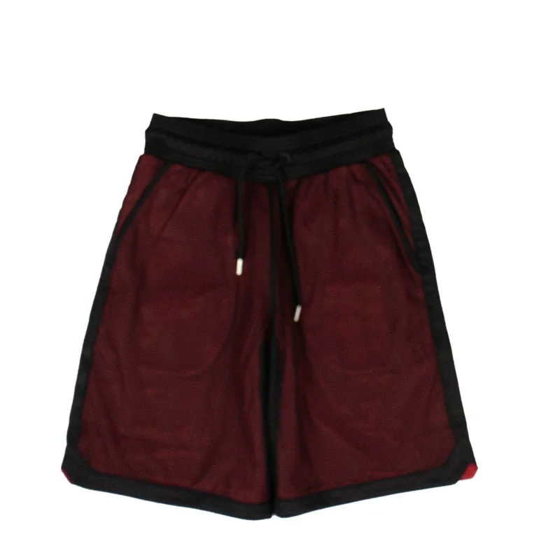 Cotton County Mesh Sweat Shorts - Red Unique Men's Patch