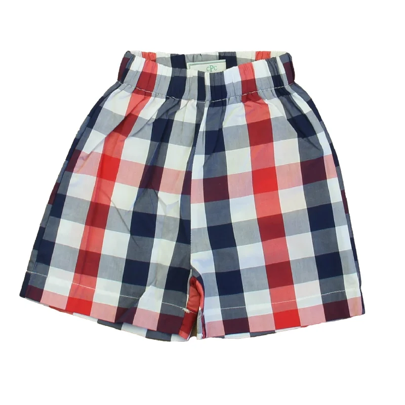 Classic Prep Boys Lollipop Medieval Blue and White Shorts Size: 12-24 Months Refined Men's European