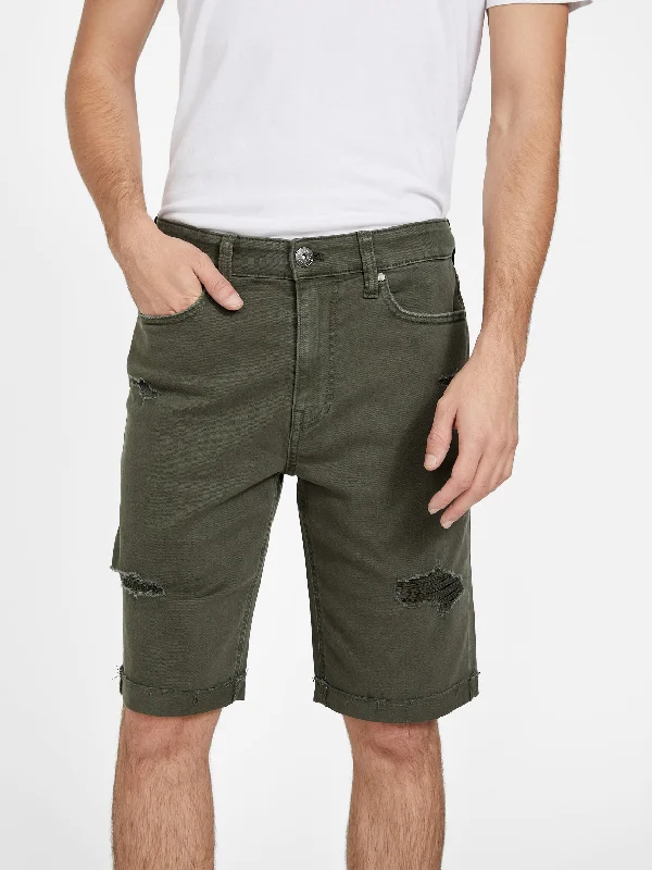 Abby Straight Denim Shorts Classic Men's Pin