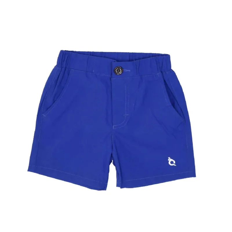 Boy's Shorts In Navy Blue Confident Men's Power