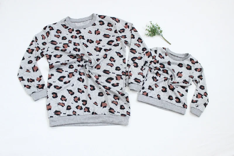 Mommy | Animal Print Pullover Elegant Men's Cashmere