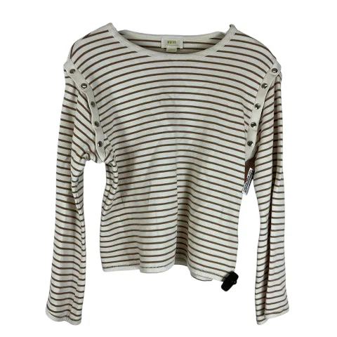 Top Long Sleeve By Maeve In Striped Pattern, Size: Xs Youthful Men's Anime