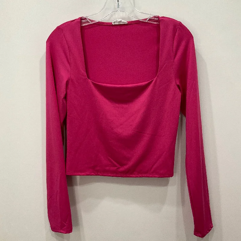 Top Long Sleeve By live in the moment  In Pink, Size: M Dynamic Men's Glow