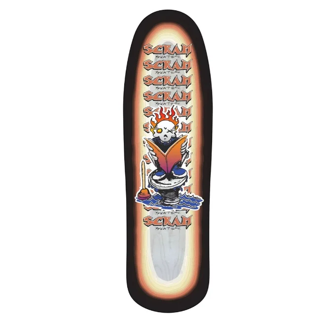 Scram Book Shaped Skateboard Deck 9.5" Business